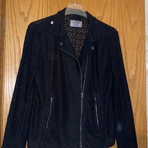 Beautiful lacy moto jacket!